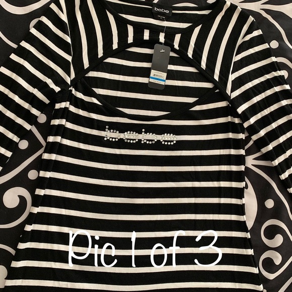 NEW with tag  BEBE women’s top XL - Picture 1 of 6
